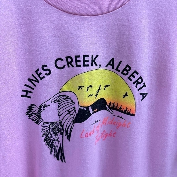 Vintage Hines Creek Land Of  Midnight Twilight T-shirt Medium - Picture 4 of 5